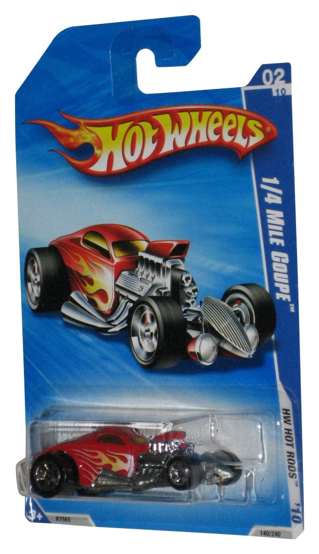 Hot Wheels Track Aces 7/10 (2006) Red Chevy Stocker Toy Car #067