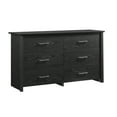 thumbnail image 4 of Mainstays Hillside 56.8" Wide 6-Drawer Dresser, Black Finish, 4 of 17