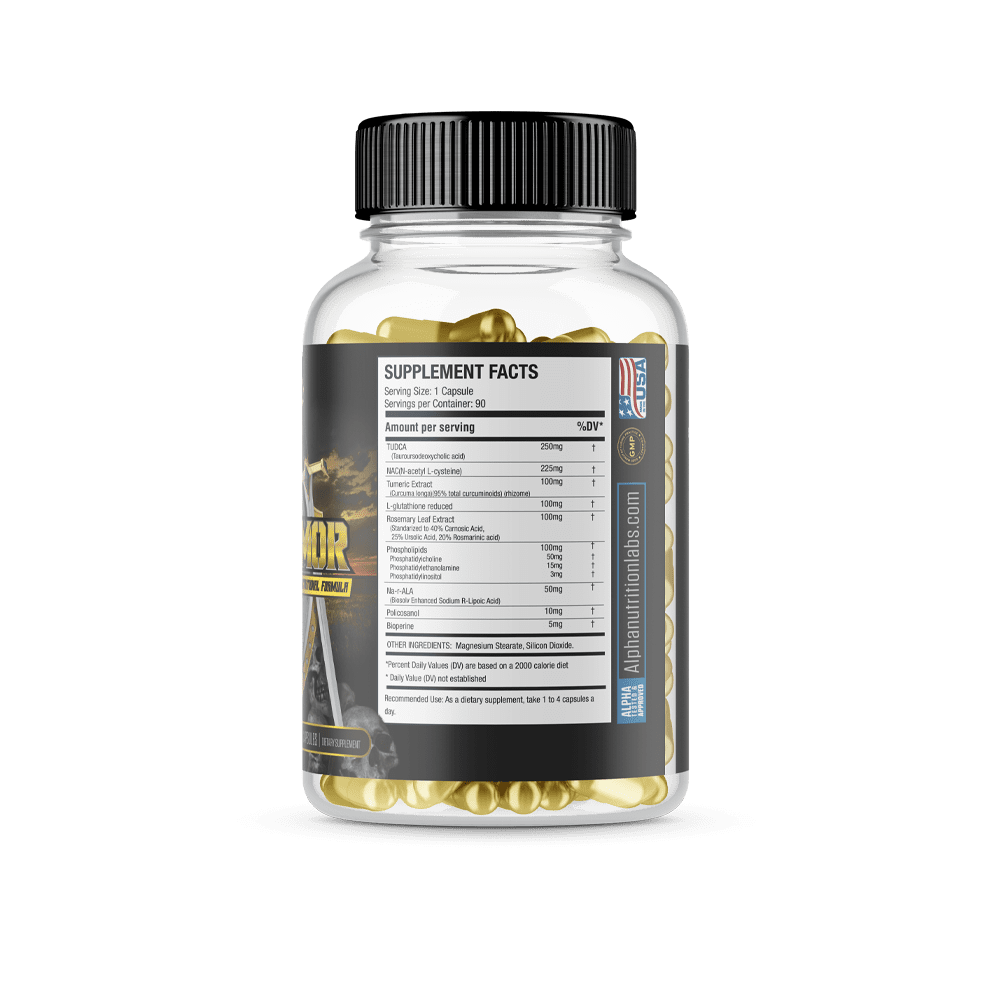 Liver Armor – Advanced Liver Detox & Protection Formula with NAC, TUDCA, Glutathione & Antioxidants
