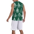 thumbnail image 5 of Rocae Christmas Trees for Men's Basketball Jersey Lightweight and Breathable Athletic Tank Top,Quick-Drying Sports Jersey Medium, 5 of 9