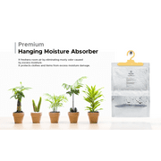 Dry & Dry [2 Packs [Net 14 Oz/Pack] Hanging Bag Moisture Absorber to Control Excess Moisture for Everywhere. Moisture Absorber Works Very Strong