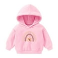 thumbnail image 2 of ibuvkizy Girls Hoodies Sweatshirt Fall Winter,Long Sleeve Pullover Hoodies Tops,Christmas Toddler Baby Boy's Girl's Hoodie Children's Casual Print Sweatshirt for the Baby Gift, 2 of 5