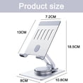 thumbnail image 2 of Suitable for desktop tablet stand, 360° rotation, lifting, folding tablet stand - style:Large Silver, 2 of 5