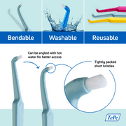 TEPE Compact Tuft Toothbrush - Braces & Hard to Reach Areas - Extra Soft Bristles, 1 Brush