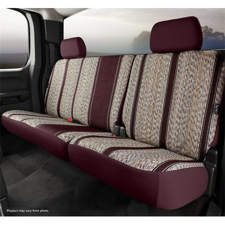 Fia Inc. TR42-74 WINE FIATR42-74 WINE TR REAR 40/60 SEAT COVER JEEP WRANGLER 07-12