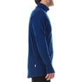 thumbnail image 3 of 100% Merino Wool - Men’s Midweight Quarter Zip - Warm Pullover - Midlayer - Navy Blue - Small, 3 of 5