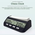 thumbnail image 2 of Reloj de ajedrez profesional, reloj digital multifuncional, temporizador de cuenta regresiva preciso, juego de mesa, 2 of 5