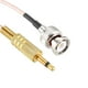 BNC Mâle à 3,5 Mm (1 / 8 ") Mono TS Câble Audio Coaxial d'Alimentation Mâle 1.22m / 4Ft – image 3 sur 4