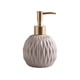 thumbnail image 5 of ¡Precios Reducidos!, Botella de jabón de manos de cerámica, decoración de baño, botella de loción de inodoro, dispensador de jabón geométrico moderno Akmoler, 5 of 8