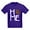 Purple, variant on CafePress - Home Football T Shirt - Dark T-Shirt Kids XS-XL