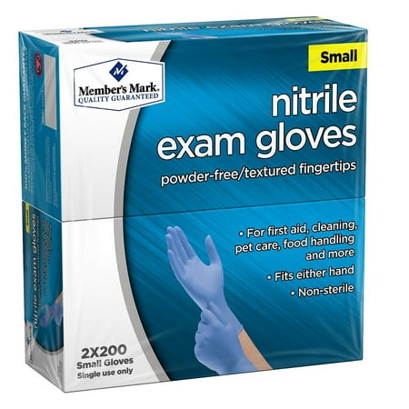 Member's Mark Small Nitrile Exam Gloves 200 Ct