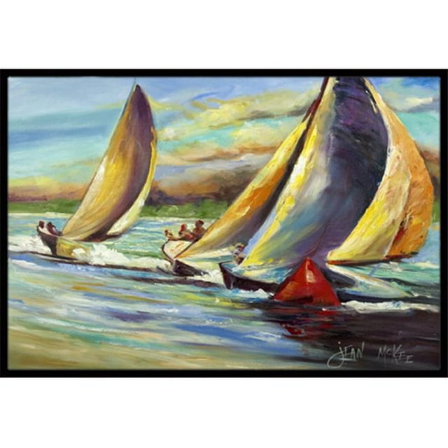 Carolines Treasures JMK1057JMAT Knost Régate Passer Voiliers Chrétiens d'Intérieur et d'Extérieur Mat- 24 x 36 Po.