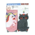 thumbnail image 3 of Wonder Nation Girls Unicorn No-Show Socks, 10-Pack, Sizes S-L, 3 of 4