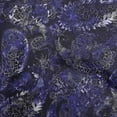thumbnail image 1 of oneOone Tissu Polyester Spandex Bleu Royal Tissu pour Robe Paisley Tissu Imprimé au Mètre 56 Pouces de Large, 1 of 4