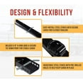 thumbnail image 3 of 8 Pack 54" Adjustable C-Channel Pipe Stake w/ Welded 5/8" D-ring and 2 Locking with Hitch Pins for Flatbed Trailer Hauler - 6,300 lbs WLL, 3 of 14