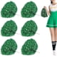 thumbnail image 1 of BRILLAR Accesorios para Animadora Pack de 6 Pompones Metálicos Brillantes Verde, 1 of 5