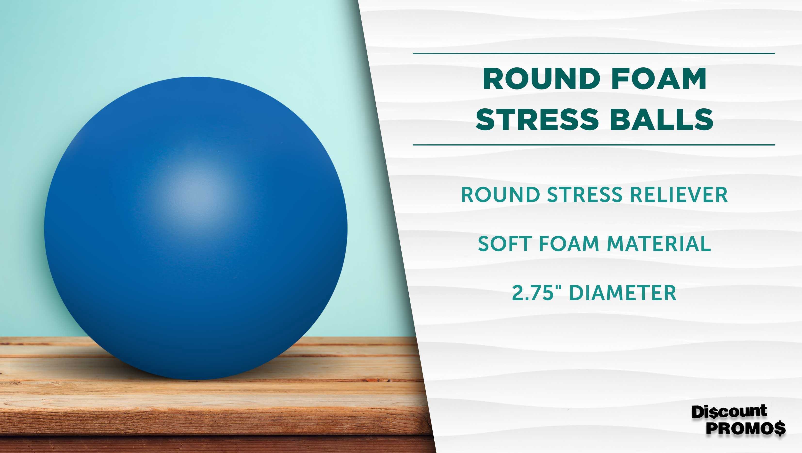 Stress Balls for Adults Set of 10, Bulk Pack - Hand Exercise, For Your Desk, Office or Home - Blue