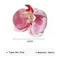 thumbnail image 6 of GIXUSIL 3Pcs Flower Hair Clips -Phalaenopsis Hair Clips,Hawaiian Tropical Orchid Hair Clips Bohemian Hairpins with Artificial Silk Flowers for Women Beach Wedding Accessories（Yellow Pink Beige）, 6 of 6