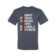 thumbnail image 2 of Wild Bobby, Best Dad Father Traits Qualities, Father's Day, Men Graphic Tees, Vintage Heather Blue, Small, 2 of 3