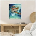 thumbnail image 6 of Amanti Art Docked Boats I Framed Canvas Wall Art Print, 6 of 10