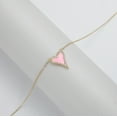 thumbnail image 3 of GOSFRY Dainty Heart Necklace for Women Cute Heart Pendant Necklace Minimalist Choker CZ Necklace Jewelry Gifts, 3 of 8