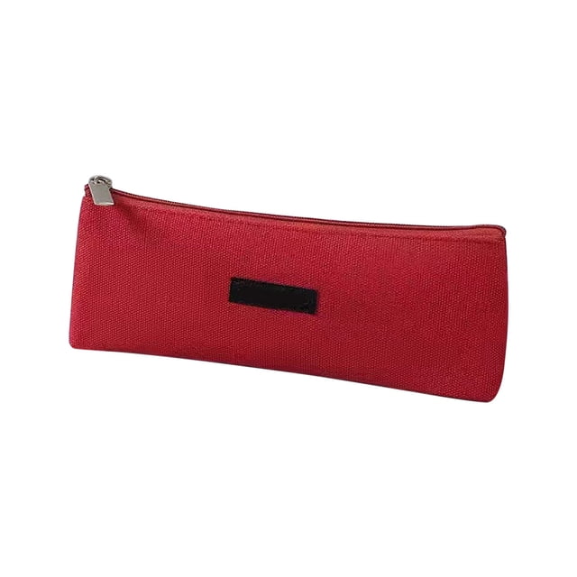 Xihbxyly Estuche de Lona, Espacioso Organizador para Papelería, Diseño Resistente Al Desgaste, Compartimentos Prácticos, Ideal para Uso En Exteriores, Ideal para Estudiantes.