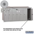thumbnail image 4 of Salsbury Industries 3507ARU Vertical Cluster Mailbox, Aluminum, 4 of 4