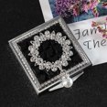 thumbnail image 4 of MasteelfCA 1PC Small Square Metal Mirror Pearl Pendant Makeup Mirror Double-sided Mirror, 4 of 7