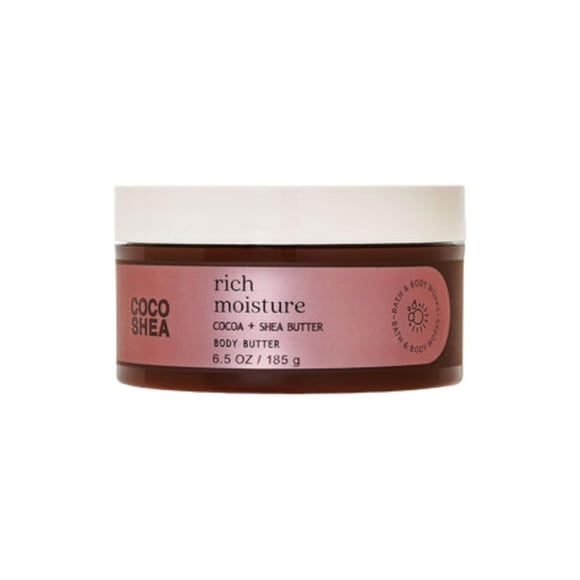 Crema corporal Bath & Body Works para más de 24 horas de hidratación, 190 ml, COCO Shea