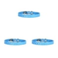 thumbnail image 2 of Methold ajustable de PU: lindo y práctico para las necesidades de parto del perrito Variedad de estilos Collar de parto Recién nacido azul Type1 NO1, 2 of 6
