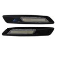 thumbnail image 1 of Luces LED de señal de giro laterales Yashi blancas para series 1 3 y 5 E81 E82 E87 E88 E90 E91 E92 E93 E60 color negro, 1 of 5