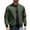 Army Green, variant on Men's Jackets-Bomber Jacket Fall Warm Windbreaker Full Zip Casual Coats Blue M