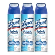 Lysol Fabric Disinfectant Spray, Sanitizing And Antibacterial Spray, For Disinfecting And Deodorizing Soft Furnishings, Sundrenched Linen 15 Fl. Oz (Pack Of 3)
