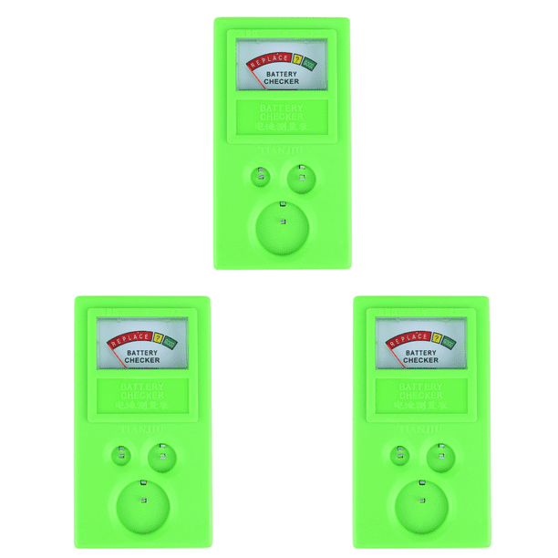 1 batería .55V 3V Medidor codificado por color universal reemplazable para check green