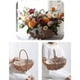 thumbnail image 4 of Cesta de mimbre para niña de las flores tejida a mano con asa, cesta de almacenamiento de mimbre, cesta de picnic vacía, cestas de flores para niña de las flores para bodas, 4 of 6
