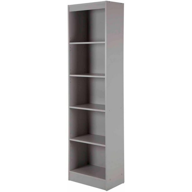 South Shore Smart Basics 5Shelf 69" Narrow Bookcase, Multiple Finishes