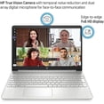 thumbnail image 2 of HP Newest 15.6 Full HD Laptop, Intel Core i5-1135G7 4-Core(Up to 4.2GHz), 16GB RAM, 512GB SSD, WiFi, Bluetooth, Iris Xe Graphics, Natural Silver, Windows 11 Home + Tigology Accessories, 2 of 7