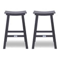 thumbnail image 2 of Bailey Gray HDPE Farmhouse Bar Stool-Set of 2, 2 of 9