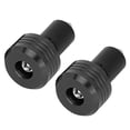 thumbnail image 1 of Tapones de aluminio para manillar de motocicleta, accesorios deslizantes para motocicleta (negro) Jadeshay A, 1 of 8