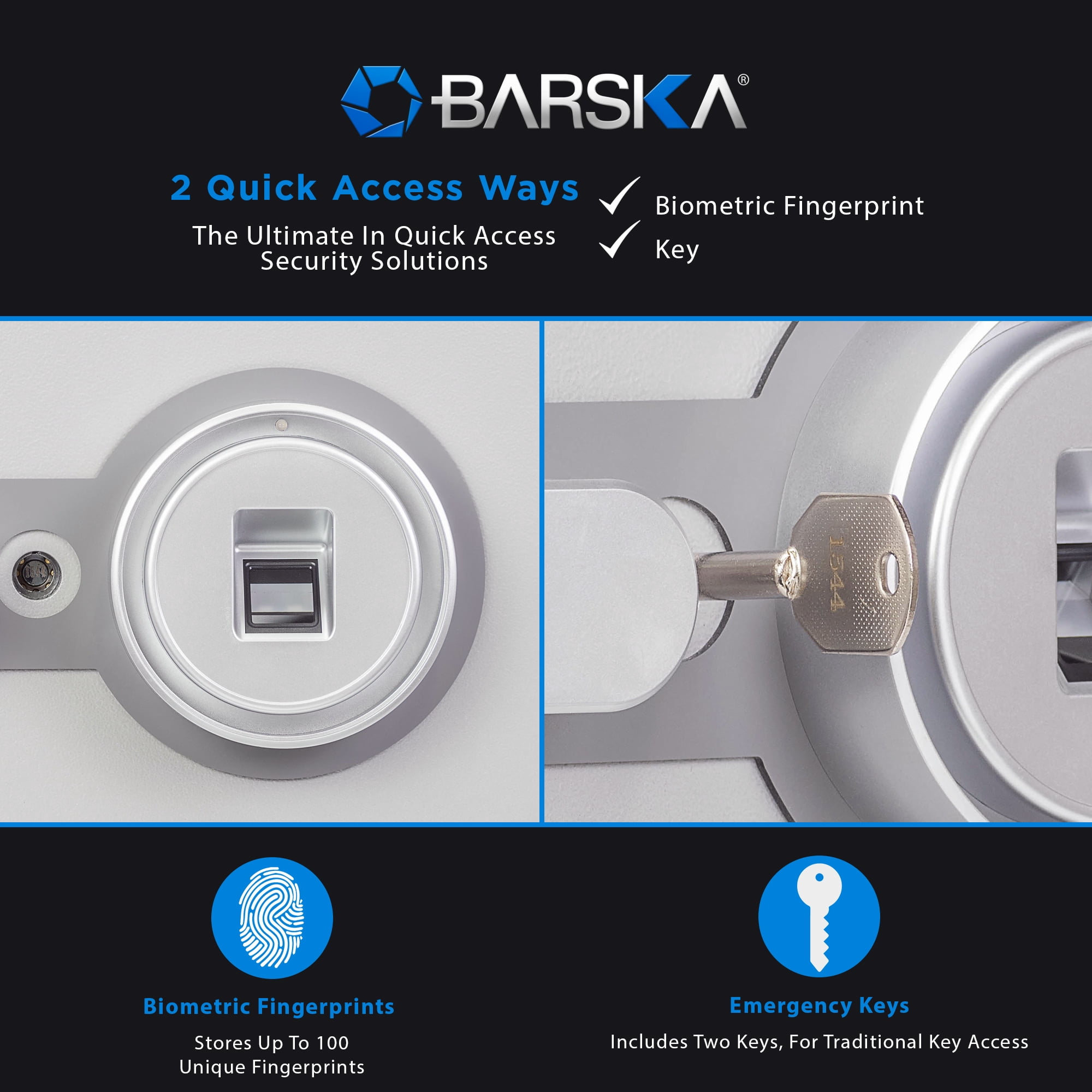 Barska Biometric Fireproof Safe