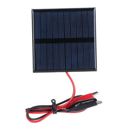ANGGREK Solar Battery Charger,DIY Solar Panel Portable 0.7W 5V Solar ...