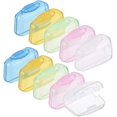 thumbnail image 1 of 10 piezas Estuche protector portátil de viaje para cabezal de cepillo de dientes, 1 of 5