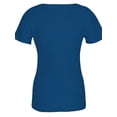 thumbnail image 3 of Women Tops V Neck Shirts Short Sleeve Casual Ribbed Slim Fitted T Shirts for Summer, 3 of 7