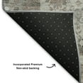thumbnail image 4 of Addison Rugs Mayfield Premium Machine Washable Traditional Global Taupe Rectangle Rug, 10' X 14' Machine Washable Traditional Global Taupe Oversized Sherpa Throw Blanket, 4 of 5