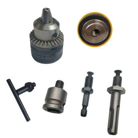 

fanshao 5Pcs/Set 6.5/10/13/16mm Replacement Keyless Drill Chuck Quick Change Adapter