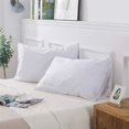 thumbnail image 3 of Pack de 2 Fundas de Almohada 40 x 80cm - 500 Hilos 100% Algodón Ultra Suave - Fundas de Almohada Blancas con Funda de Almohada con Cremallera Kuyhfg Bienvenido a Kuyhfg, 3 of 5