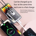 thumbnail image 4 of Banco de poder Injueey compacto 10000 mAh con pantalla LED Electrónica color violeta, 4 of 6