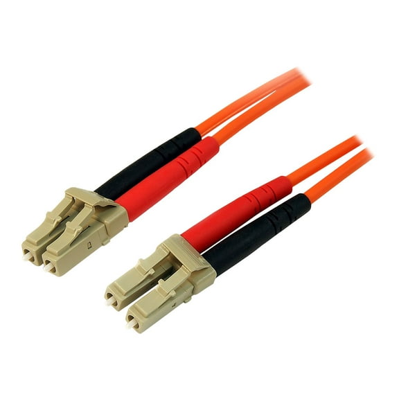 StarTech 2m Fiber Optic Cable - Multimode Duplex 50/125 - LSZH - LC/LC