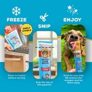 Brutus Brothcicles - All Natural Turkey Flavored - Frozen Dog Superfood Treats for Hydration and Snacking