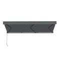 thumbnail image 3 of Semi-Cassette Motorized LED Luxury Patio Awning - 16 x 10 Ft - Silver Gray - Moroccan Collection, 3 of 7